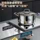 Botik 304 stainless steel steamer and soup pot all-in-one dual-purpose induction cooker gas stove special thickened household two-layer food grade 4-5 person soup pot + single steaming grid 24cm