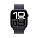 Apple/苹果 Watch Series 10 智能手表蜂窝款46毫米亮黑色铝金属表壳浓墨色回环式运动表带MWYL3CH/B
