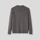 Heilan House (HLA) long-sleeved sweater for men 25 new style pullover slim and stylish pure wool sweater for men winter medium gray pattern J4 L 175/92A recommended 137~150Jin Jin equals 0.5 kg