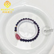 MARDOTG Purple Tooth Black Garnet Bracelet Women's Pixiu Strawberry Crystal Bracelet Gift for Women 8mm Bead Diameter