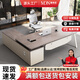 Mutini boss office desk and chair combination manager table president supervisor table simple modern executive desk table office boss table 1.8 m supervisor table short cabinet