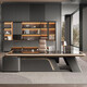 Yaqing Luxury Boss Table Office Desk and Chair Combination Simple Modern Leadership Furniture Managing Director's Office Desk Executive E0 Level Environmentally Friendly 2.0 Meter Luxury Boss Table