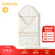 Balabala shopping mall same style baby blanket newborn blanket 2025 new style breathable comfortable cute cute white coffee tone 00315 90x90cm