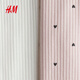 H&M 2026 spring new children's clothing baby girl 2-piece cotton one-piece pajamas 1324963 light pink/white 59cm 59/40 (1-2M)