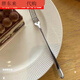 Fat Donglai Fat Donglai purchasing 304 stainless steel fruit fork, cake fork, creative mooncake fork, dessert fork, fruit pick, fruit fork, bright version 1 piece (about 15.5*1 in length)