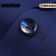 Shanshan (SHANSHAN) light luxury brand men's suit slim fit flat lapel royal blue suit with center back slit for men royal blue M 170/46