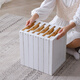 Shoe storage rack, folding shoe box, installation-free, transparent storage, one-pull and use box, integrated shoe cabinet, 2 columns #9+9 layers, #18 grid, magnetic opening lid/can hold 48 size shoes, 33.5x26.5x55.5cm