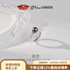 Jingrun Pearl Ring Yunling 925 Silver Tahitian Black Pearl Ring Seawater Pearl Ring Birthday Gift 8-9mm