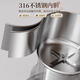 Hanoufei German imported grinding mill grains German grinding mill household small grinder grains Chinese medicine beater 16 stainless steel bin 500ml Crushing King 600W top with pure 17