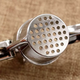 Yusenyi thickened stainless steel garlic press garlic masher garlic squeezer garlic peeler ginger juicer garlic press kitchen supplies garlic press 1 piece