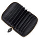 Pers Denton Herrenkartenbeutel Multi-Card-Orgelkarten-Clip-Gutschein-Brieftasche Schwarz und Gelb