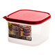 Xitianlong refrigerator freshness box food grade refrigerator storage box plastic sealed box vegetable fruit freezer box 2.6L