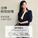 Eveli (eifini) Jiang Xin endorses fake two-piece cable knitted cardigan for women 2025 autumn new versatile casual sweater for women Navy S 80-105Jin Jin is equal to 0.5 kg