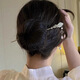 Xiangyun Jade Ruyi Tassel Hairpin Ancient Style Niche Design Hairpin Retro Hairpin Hairpin Flower Headband Hair Accessory F0827 Xiangyun Jade Ruyi-Silver