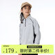 Onmygame Nuonuo family children's long-sleeved T-shirt autumn soft and skin-friendly bottoming shirt for boys and girls, cloud gray, no thumb holes 150