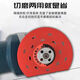 Special diamond cutting discs for cutting multi-functional schist slabs, trimming, polishing and chamfering of flat stone tiles, 2 pieces of orange cutting discs