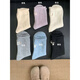 Curled wool velvet socks for women in autumn and winter ins trend mid-tube socks with velvet and thickening to keep warm during sleep and confinement, milk white apricot gray blue black 5 pairs, one size fits all, thickened wool lasting warmth