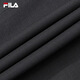 FILA Official Men's Tops Two-piece Set 2026 Spring New Casual Loose Warm Hooded Jacket Dark Charcoal Gray-CC M 170/92A/M