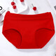 Modal girls underwear, pure cotton, 12-year-old girl shorts, red children's underwear, zodiac year horse, big girl's triangle underwear, zodiac year - free headband, mid-waist style, 2 pieces, 170 M size, weight 60-80Jin Jin is equal to 0.5 kg