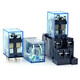 OMRON LY2N-J small intermediate relay 2 open 2 closed 8 wide feet 10A with light DC 24VDC replacement for LY2NJ LY2N-J DC24V+ base