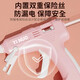 Multifunctional hot melt glue gun for children, anti-scalding, household diy handmade 7mm glue stick, kindergarten lithium electric hot melt gun, special for children, cute purple - upgraded model - 60 minutes long battery life, A grade glue stick/export quality 30 - recommended