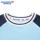 Skechers Skechers children's long-sleeved T-shirt 2026 spring children's clothing boys' trendy casual sports tops L126B011 light sky blue /02P7 120