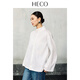 HECO Suyin New Chinese Style National Style Stand Collar Long Sleeve Shirt Women 2025 New Light Luxury Shirt Black S