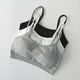 Oxygen Underwear Women's Cotton Vest Style Beautiful Back Sports Bra Summer Thin Section High School Junior High School Girls Student Bra (Classic and Versatile) Calm Gray + Mysterious Black S _(_70ABC is suitable for 100Jin Jin equal to 0.5 kg or less)