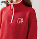 FILA Children's Clothing Sweatshirt 2026 Spring Women's and Large Children's Pullover Sweatshirt