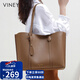 Viney cowhide bag women's bag large capacity tote bag shoulder bag handbag birthday Christmas gift for girl girlfriend