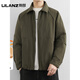 LILANZ official down jacket men's winter trendy brand loose white duck down executive jacket men's solid color warm top W5905 Cocoa-Flagship Model M (about 100~120Jin Jin equals 0.5kg can be worn)