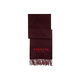 COACH Bohemian Wool Scarf Unisex Couple Style Dark Red Default Packaging Default