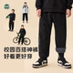 Yi Times Zero Sensitive Sun Fleece Pants Yi Times Fat Boys' Velvet Pants Big Children's Polar Fleece Sports Pants Thickened Sweatpants