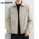 LILANZ official down jacket men's winter trendy brand loose white duck down executive jacket men's solid color warm top W5905 Cocoa-Flagship Model M (about 100~120Jin Jin equals 0.5kg can be worn)