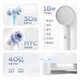 WoLe 4 billion plasma high-speed hair dryer household silent negative ion high-power does not hurt the power generation hair dryer leafless quick-drying gift for girlfriend New Year's Eve annual party gift