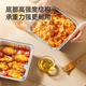 Air fryer special tinfoil tray 20.5cm*100 square baking pan thickened food grade aluminum foil tinfoil bowl
