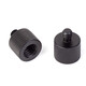 Xu ordered conversion screw camera stand microphone microphone clamp 5/8 adapter nut 1/4 mutual rotation 3/8 connector with 1/4 internal rotation 3/8 external copper (nickel-plated) nut 1 pack
