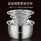 He Jiagong 316L stainless steel lard tank kitchen household high temperature resistant oil basin with lid oil pot oil tank seasoning all-in-one seasoning jar 316 stainless steel oil basin with lid-20cm capacity 4Jin Jin equals 0.5kg