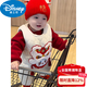 Disney (Disney) baby clothes plus velvet two-piece jumpsuit for baby one year old, warm and full month, thickened romper, 100-day New Year greetings, thickened overalls + thickened sweatshirt, wash dark and light colors separately 80 cm, recommended height 65-75cm