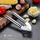 Guangyi German 304 stainless steel garlic peeler garlic press garlic pounder garlic press garlic machine garlic stirrer straight handle
