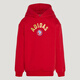Adidas Children's Clothing 26 Spring and New Year Children's Hooded Red Sweatshirt Men's and Women's Sports Knitted Pullover KG5929