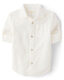 GYMBOReeGymboree Boys and Toddlers Long Sleeve Linen Button-Down Shirt, Solid White, 5T Solid White 5T