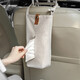 Fantasy hanging canvas tissue bag creative fabric car paper drawer simple Japanese restaurant tissue box storage bag white