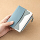 Domestic products carefully selected fashion Korean version women's wallet multi-functional mini card holder compact student thin section versatile contrasting color black