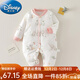 Disney (Disney) baby clothes autumn and winter warm pure cotton type A thin cotton clothing jumpsuit newborn quilted long-sleeved hayibao pink goose thin cotton jumpsuit 66cm 66 size recommended for about 3-5 months