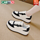 CARTELO thick-soled white shoes for women 2026 new platform spring and autumn women's shoes sports breathable student casual versatile height-increasing sneakers khaki 40