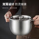 丂焅304 stainless steel oil filter kettle lard basin with lid 3.8L kitchen household chili oil jar oil tank seasoning tank 304 stainless steel oil filter kettle 3.8L with filter