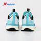 Xtep Children's Ao 2.0 Running Shoes for Boys 2026 Spring New Mesh Leather Cushioning Sports Shoes 674115113020 Black/Sunny Mountain Blue 32