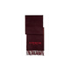COACH Bohemian Wool Scarf Unisex Couple Style Dark Red Default Packaging Default