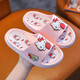 Kuromi children's slippers girls summer 2025 new cute cartoon indoor home girl baby slippers purple Kuromi 32.5 32-33 inner length 20.5CM